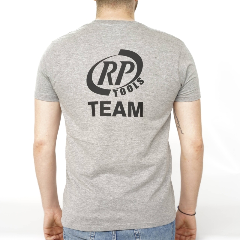 T-Shirt RP-TOOLS L grey mottled