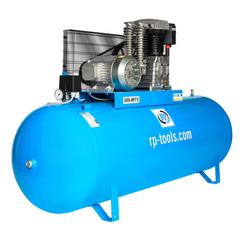 Compressor 500 l 2 cyl. 7.5 hp 400 V - AN 872L - Operating pressure 10 bar - Made in Italy