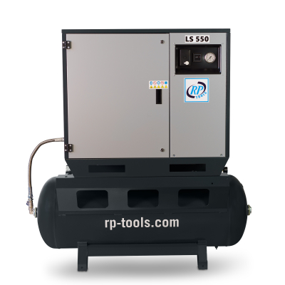 Compressor 270 l 2 cyl. 5,5 hp 400 V - AN 662L - operating pressure 10 bar - Made in Italy SUPER SILENT SILENT VERSION