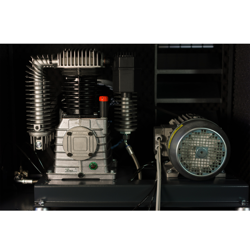 Kompressor 500 l 2 Zyl. 7,5 PS 400 V - AN 872L - Betriebsdruck 10 Bar - made in Italy SUPER SILENT LEISE AUSF&Uuml;HRUNG