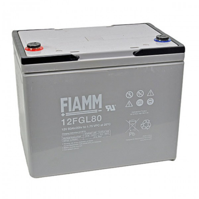 Blockbatterie12 FGL 80 12V 80Ah/20h f&uuml;r Elektrohubwagen RP-CH-A10-300