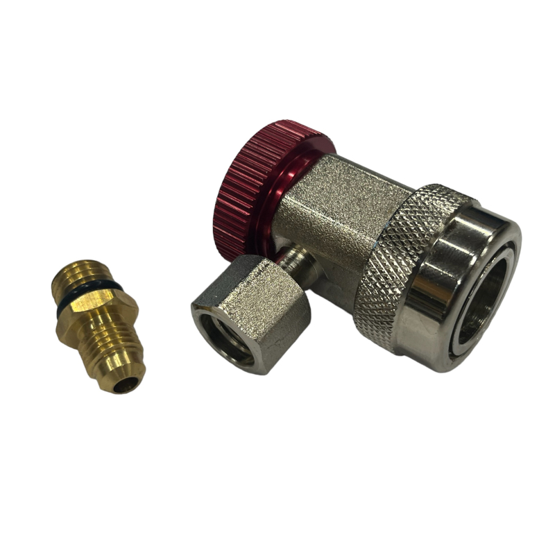 Quick coupling 1/4 inch (red) with adapter piece 1/4 inch...