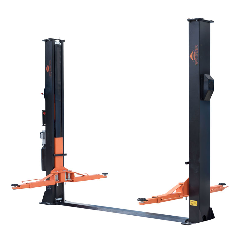 2-post lift hydraulic UV 4.0 t 230V Height: 2.82m, man. Unlocking, Black Series | ATLANIS