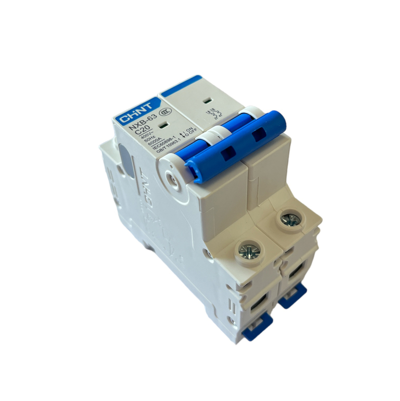Miniature circuit breaker SFF09-NXB-63 20 A 2P for 2-post...