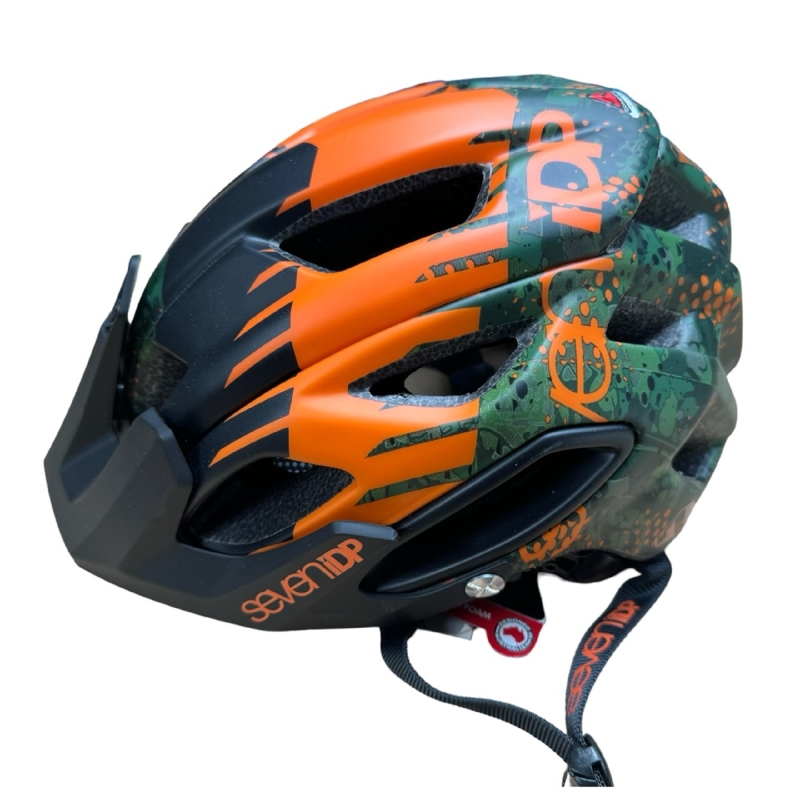 Helm Sevenidp Orange/Black/Camo