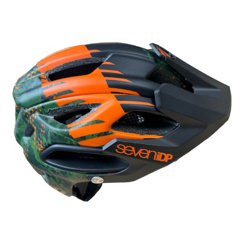Helm Sevenidp Orange/Black/Camo