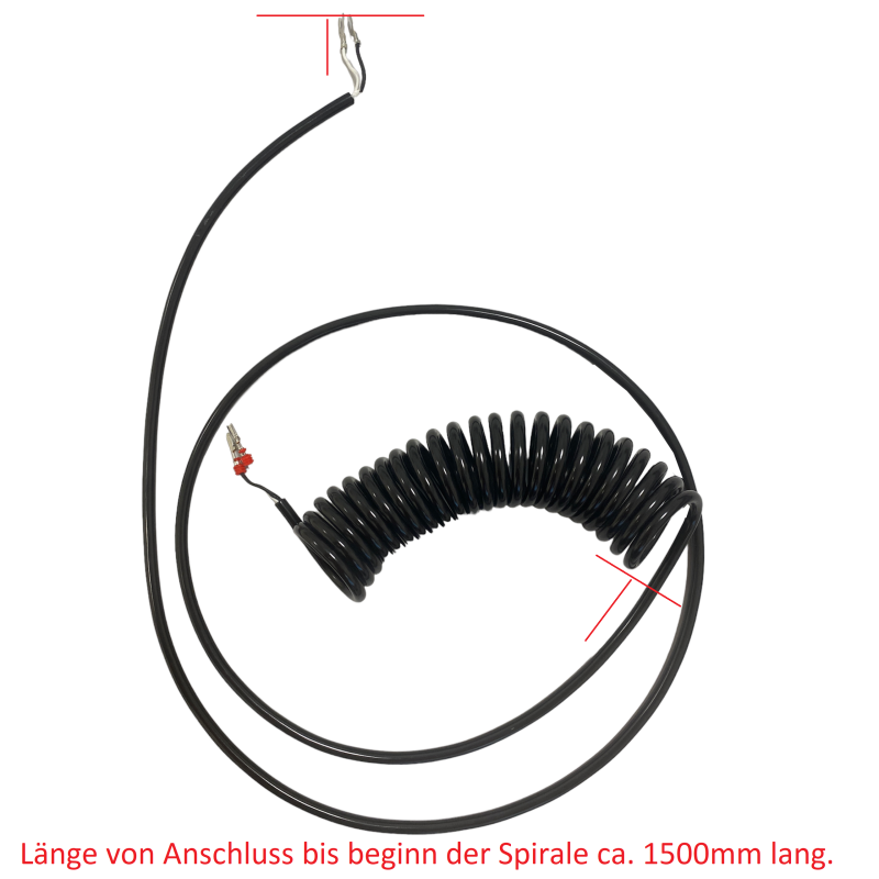 Kabel Spiralkabel, L: 1500 MM bis Spirale, f&uuml;r...