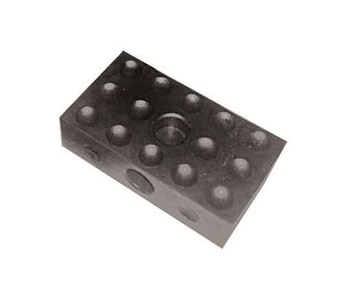 Rubber pa rubber block 03 for lifts 180 x 100 x 50 mm 1 pc.