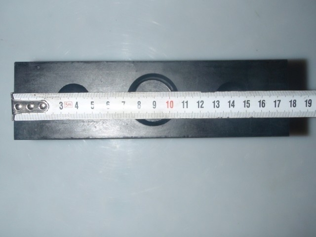 Rubber pa rubber block 03 for lifts 180 x 100 x 50 mm 1 pc.