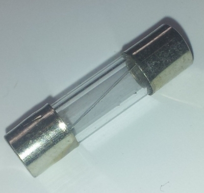 FUSIBLE verre, petit verre tube fusible 1 a (5 x 20 mm)