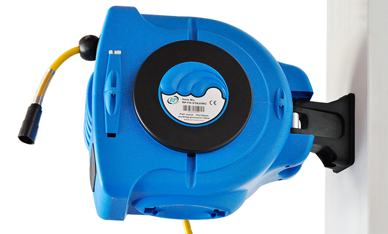 Compressed air industrial hose reel 12 bar with 180 °...