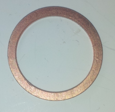 Copper seal 16 x 20 for return valve hydraulic block lift