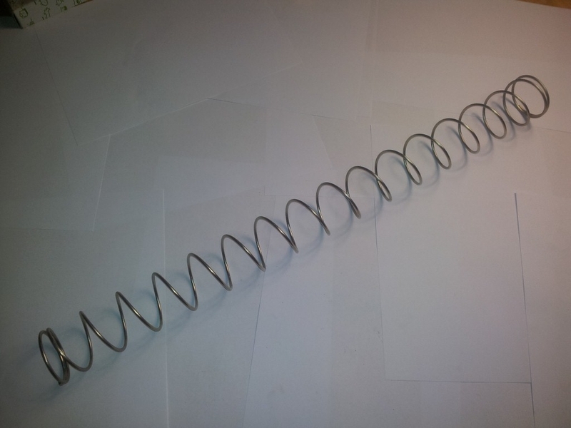 Tension spring assembly post (reinforced) L: 720 mm for...