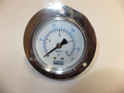 Manometer max. 16 kg/cm&sup2;  pour sablage Cabinet tapez 350 L RP-M-SG350L