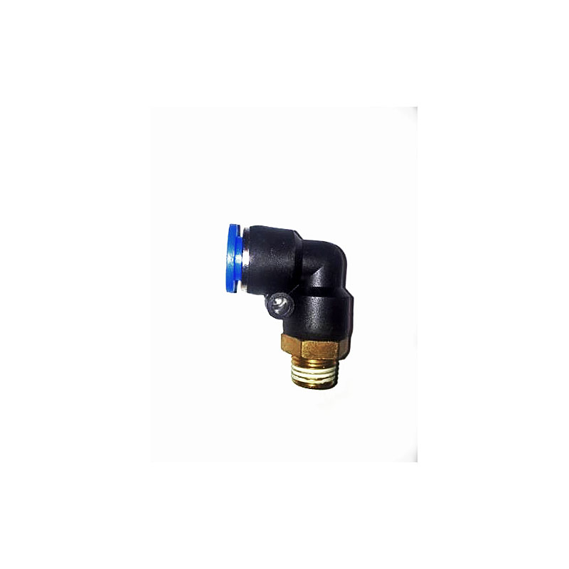 Push-in fitting L pneumatic 90° 1 x AG 1/4 inch - 1 x...