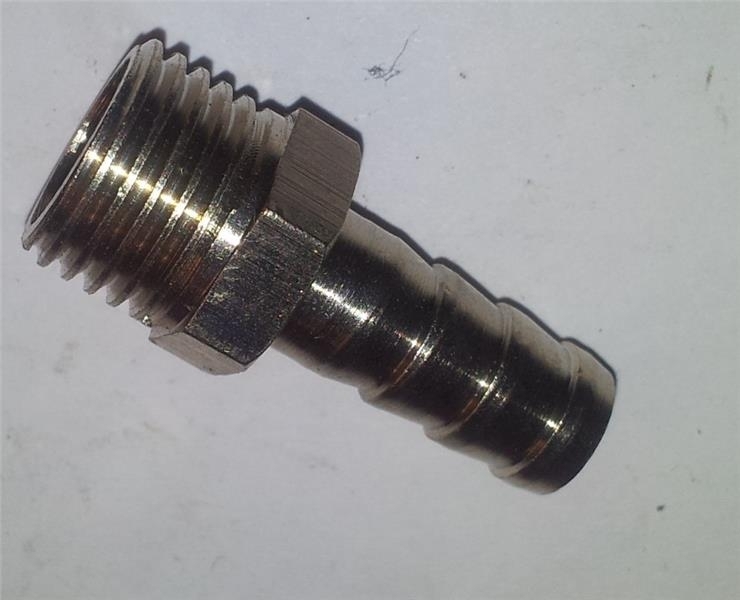 Screw connector T pneumatic 1 x AG 1/4 inch - 1 x 8 mm...