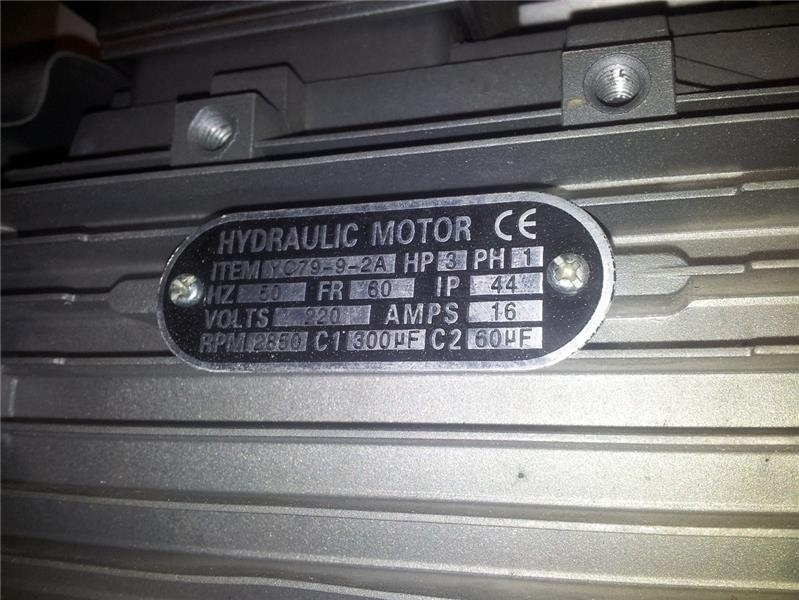 Electric motor aluminium 220/230 V for 2-post lift with manual release RP-6253A, RP-6254A, RP-6213A, RP-6214A