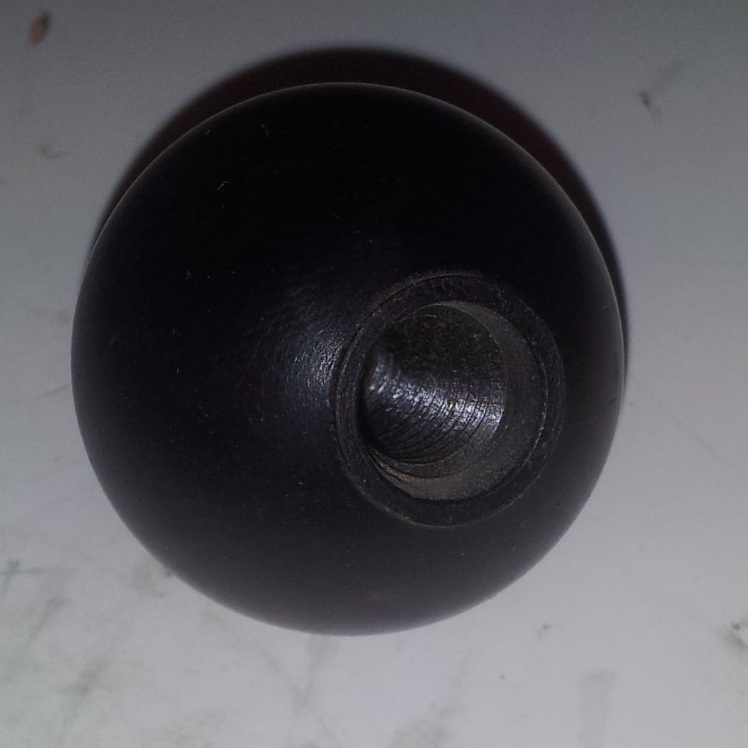 Ball knob for manual lowering lever for 2-post lift...