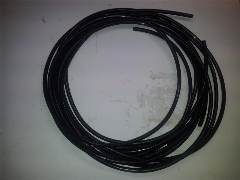 Pneumatic hose 6 x 4 mm max. 10 bar by the meter 1 m black