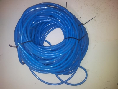 Tuyau flexible pneumatique 10 x 6,5 mm bleu 1 m m&egrave;tre maximum 10 bar